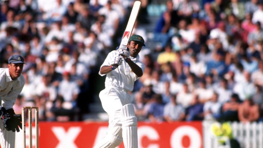 Anwar batting against England