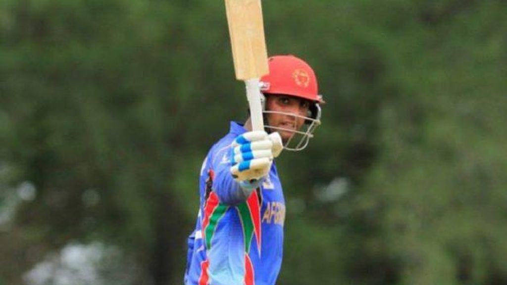 Ghani scoring an ODI ton
