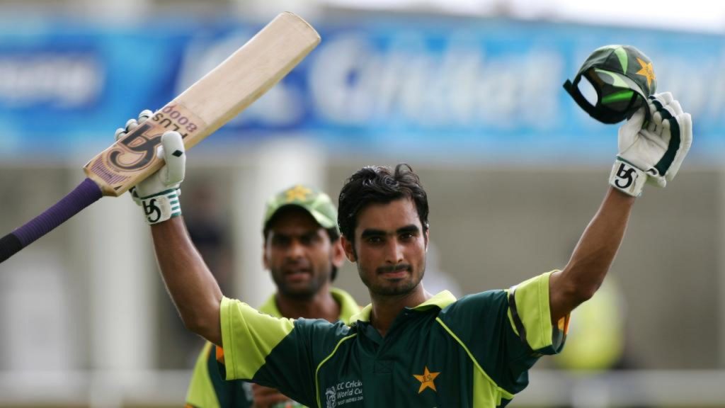 Nazir scoring an ODI ton