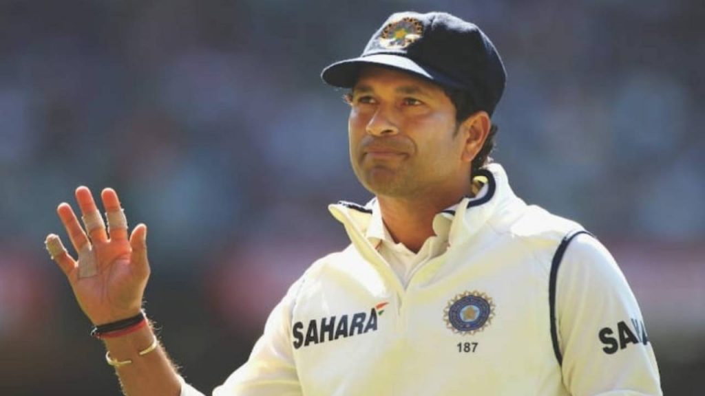 Tendulkar during a Test match