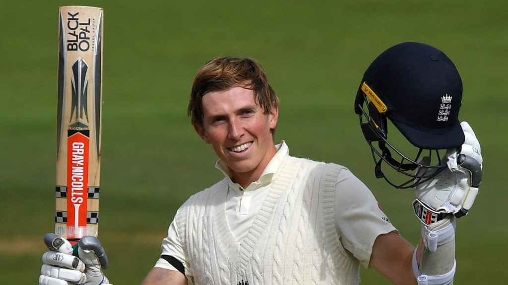 Crawley scoring a double-century