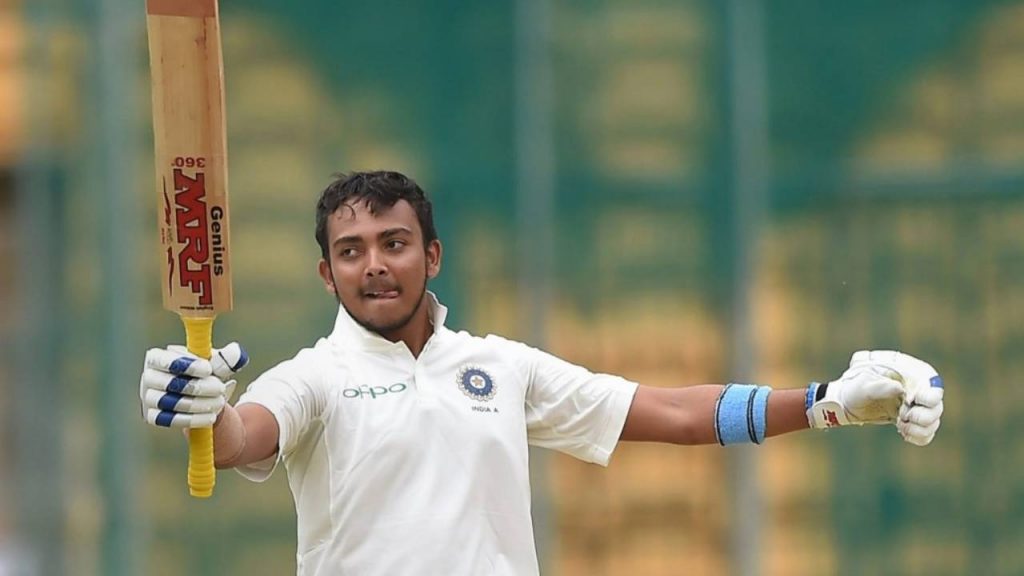 Prithvi Shaw