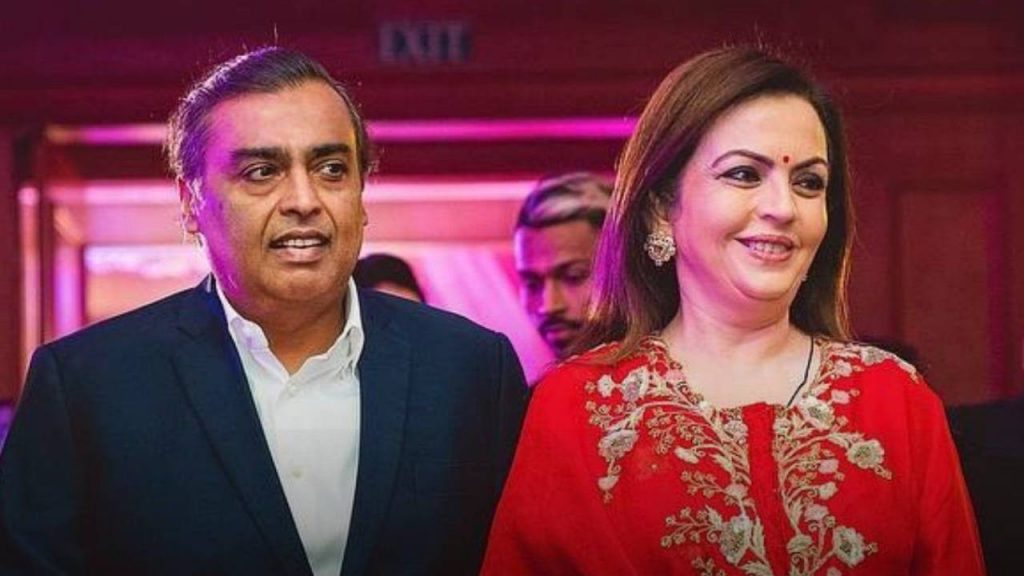 Mukesh Ambani and Nita Ambani