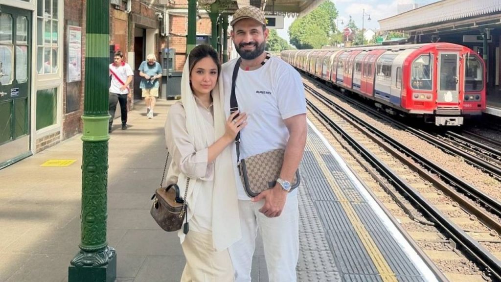 Irfan Pathan and Safa Baig